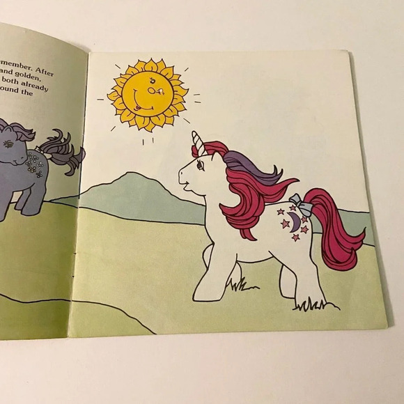 Vintage 1985 My Little Pony The Magic Rainbow Read Along Book Only No Record - Picture 9 of 15